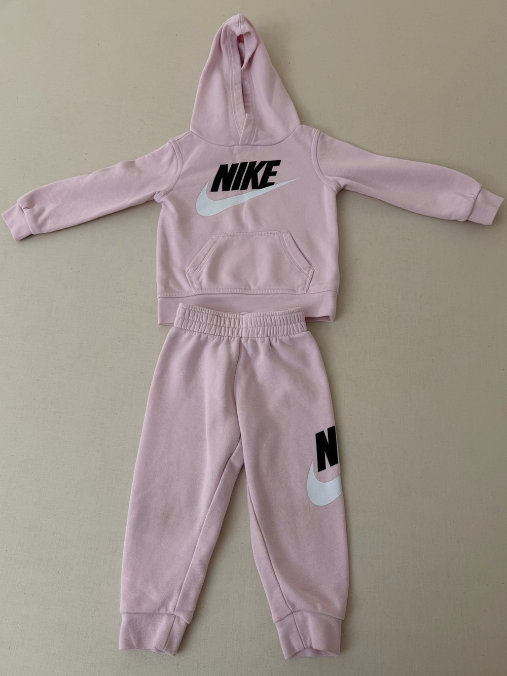 Nike Kids Light Pink Hoodie & Joggers Set